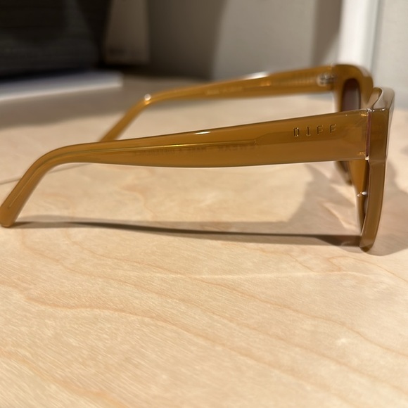 Ariana 54mm Brown Gradient Polarized Square Sunglasses